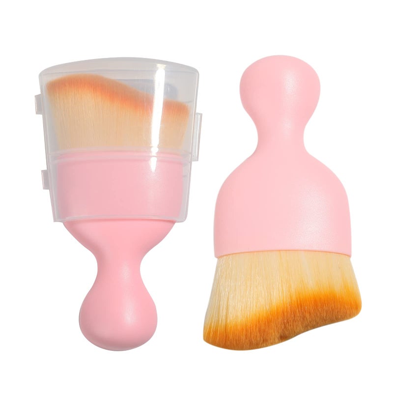 AOCISKA Car Interior Detailing BrushSoft Bristle Cleaning Brush Car Detailing Brush Dusting BrushCar Interior Cleaning ToolAuto Detail Brush Car Dash Duster Brush Pink with Cap - Image 3