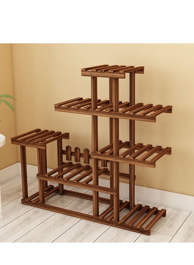 Generic flower stand Wooden plant stand Multilayer stand Wooden Shelf Rack Holder Planter Pots Shelves Display  - Image 2