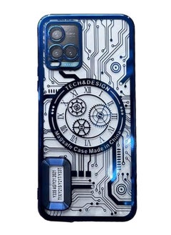 VIVO Y21 Clock Printed Clear Slim Soft Silicone Case