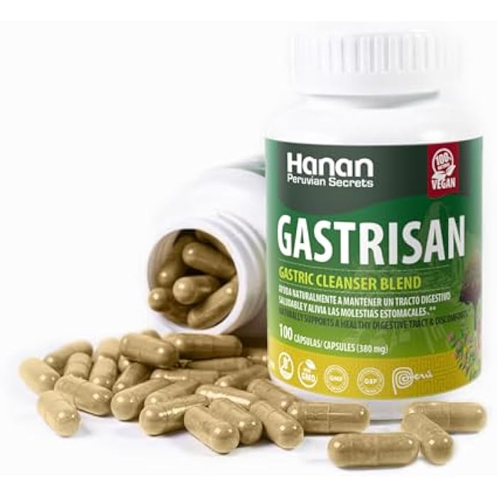 Hanan Peruvian Secrets Hanan Gastrisan Gastric Cleanser Blend | 100 Capsules | Naturally Aids in Supporting Healthy Digestive Tract (1 Pack) - Image 5