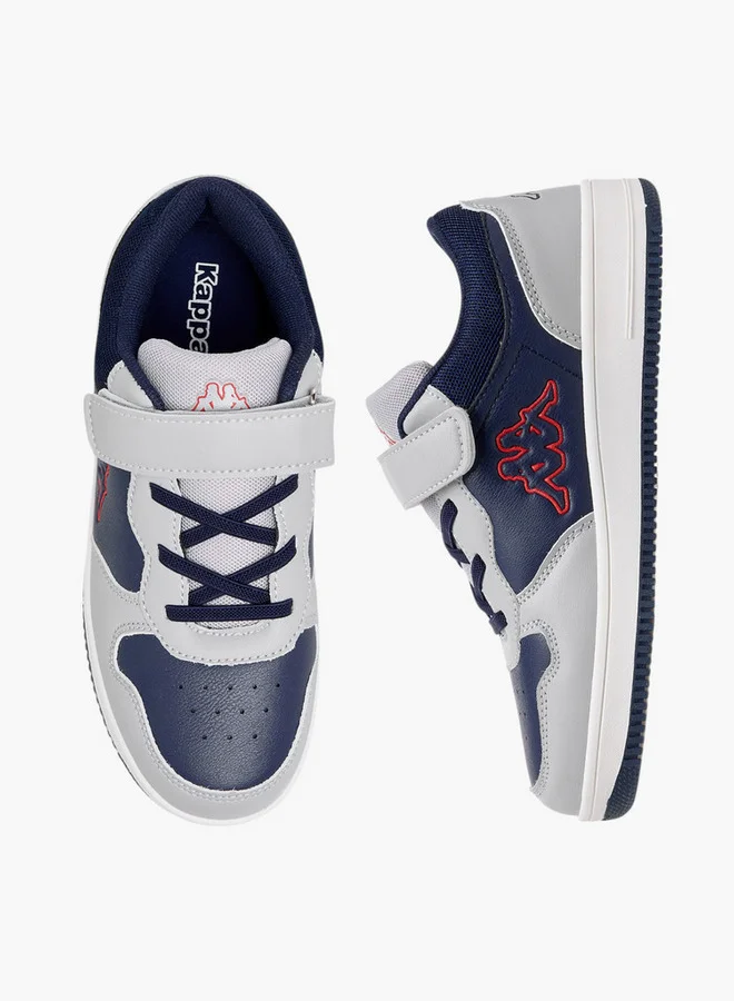 كابا Boys' Colourblock Low Ankle Sneakers with Hook and Loop Closure