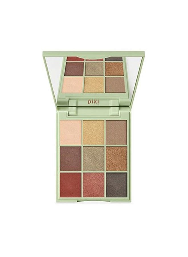 pixi Beauty Eye Effects - Hazelnut Haze|Eyeshadow 9 Shade Compact Palette | Easy To Apply High Pigment Colour | Paraben-Free | 11.5g - Image 3