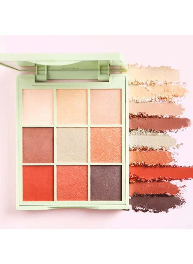 pixi Beauty Eye Effects - Hazelnut Haze|Eyeshadow 9 Shade Compact Palette | Easy To Apply High Pigment Colour | Paraben-Free | 11.5g - Image 2