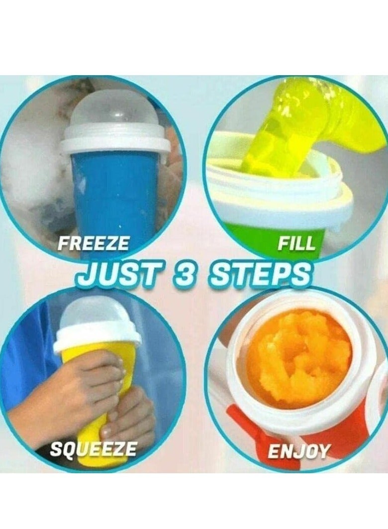 Portable Silica Freeze Mug for Milkshake Slush and Ice Cream Smoothie - Image 2