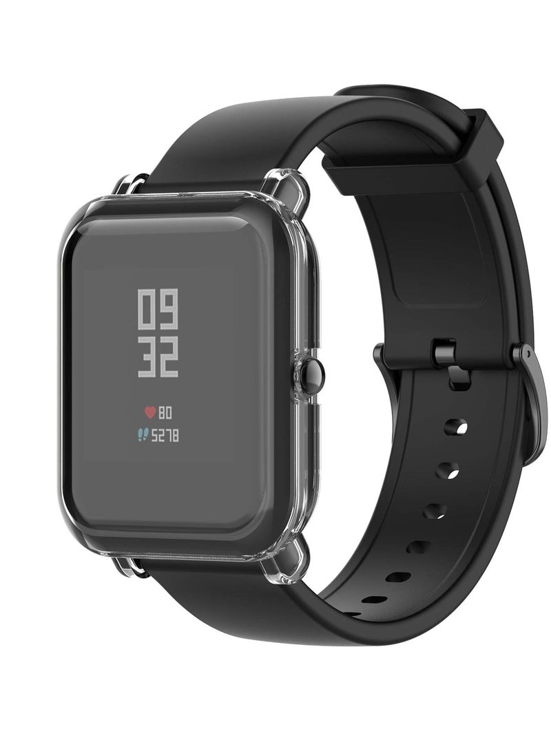 Screen Protector Case Compatible with Amazfit GTS 2 Mini/Bip U Pro Smartwatch Accessories TenCloud Covers Scratched Resistant Full Protective Cover for GTS 2 Mini (Clear) - Image 3