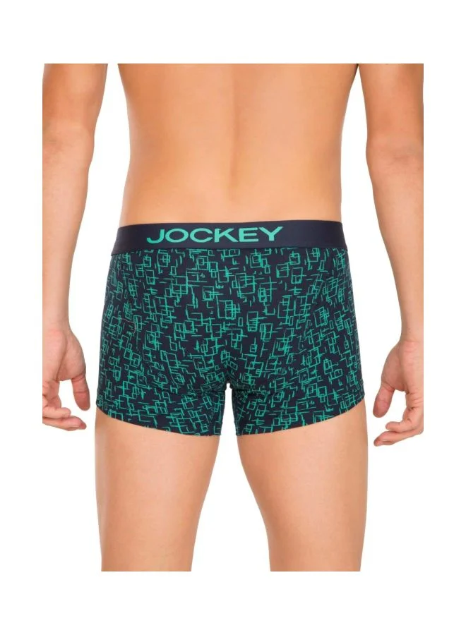 JOCKEY Jockey FP23 Men Super Combed Cotton Elastane Stretch Printed Trunk with Ultra soft Waistband