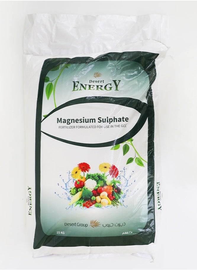 DESERT ENERGY - Desert Energy Epsom Salt Magnesium Sulphate 25kg For Plant Growth & Plant Nutrient Greenery And Muscle Releif - Image 1