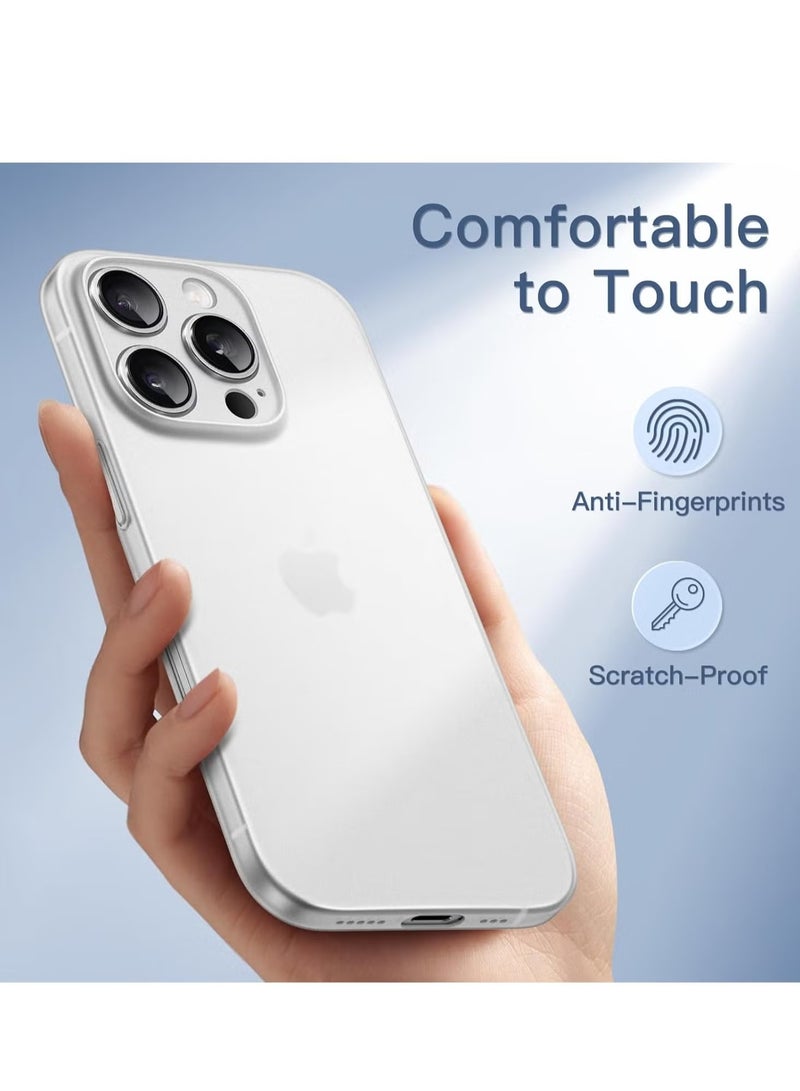 JAJEEK Ultra-Slim 0.35mm Case for iPhone 16 Pro Max (6.9 Inch) – Lightweight Matte Finish, Full Camera Lens Protection, Minimalist Hard Cover, Sleek & Durable Design, Perfect Fit for Everyday Protection - Image 5