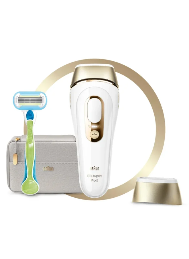 BRAUN Silk-Expert Pro 5 Ipl PL 5054 With 2 Extras Venus Razor Soft Pouch