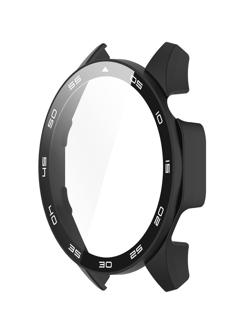 Protective Case for HUAWEI WATCH GT 4 46mm All-around Anti Scratch Shockproof Hard PC Full Cover Tempered Glass Case Compatible with Huawei Watch GT4 46mm,Black  - Image 5