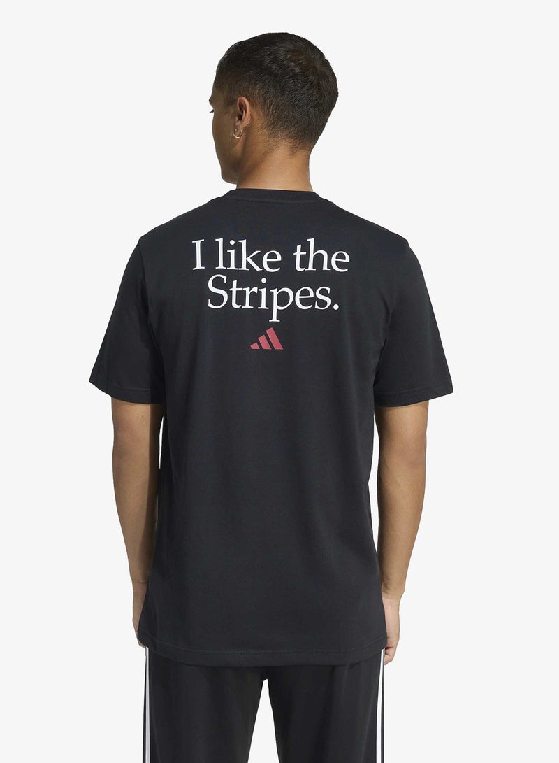 Adidas I Like The Stripes Graphic T-Shirt - Image 2