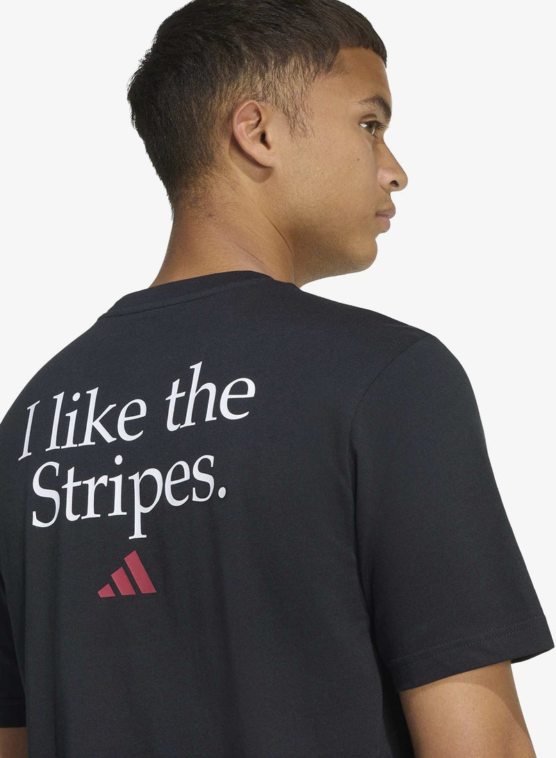 Adidas I Like The Stripes Graphic T-Shirt - Image 4