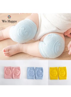 We Happy 3 Pairs Baby Crawling Knee Pads - Anti Slip Unisex Toddler Leg Warmer, Safety Walking Protectors  - Image 5