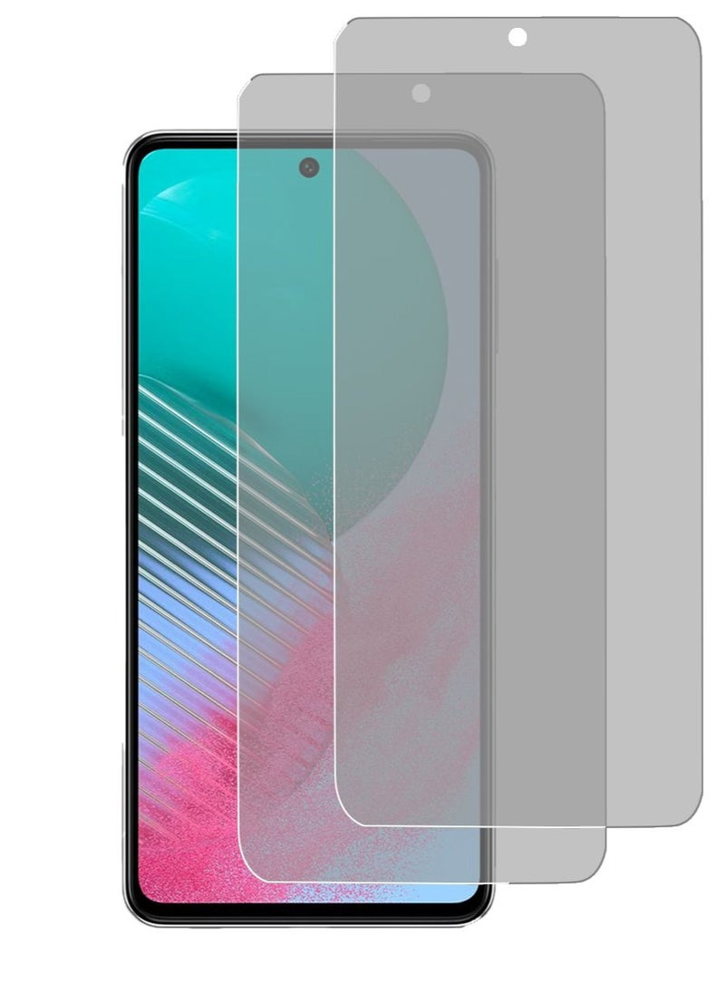 Generic - 2PC Samsung Galaxy M53 / M54 Privacy Screen Protector Tempered Glass Protection [Anti-Glare][HD Full Cover][Easy Installation][Anti-scratch][9H Hardness] Slim Anti-Spy Film Phone Accessories - Image 1