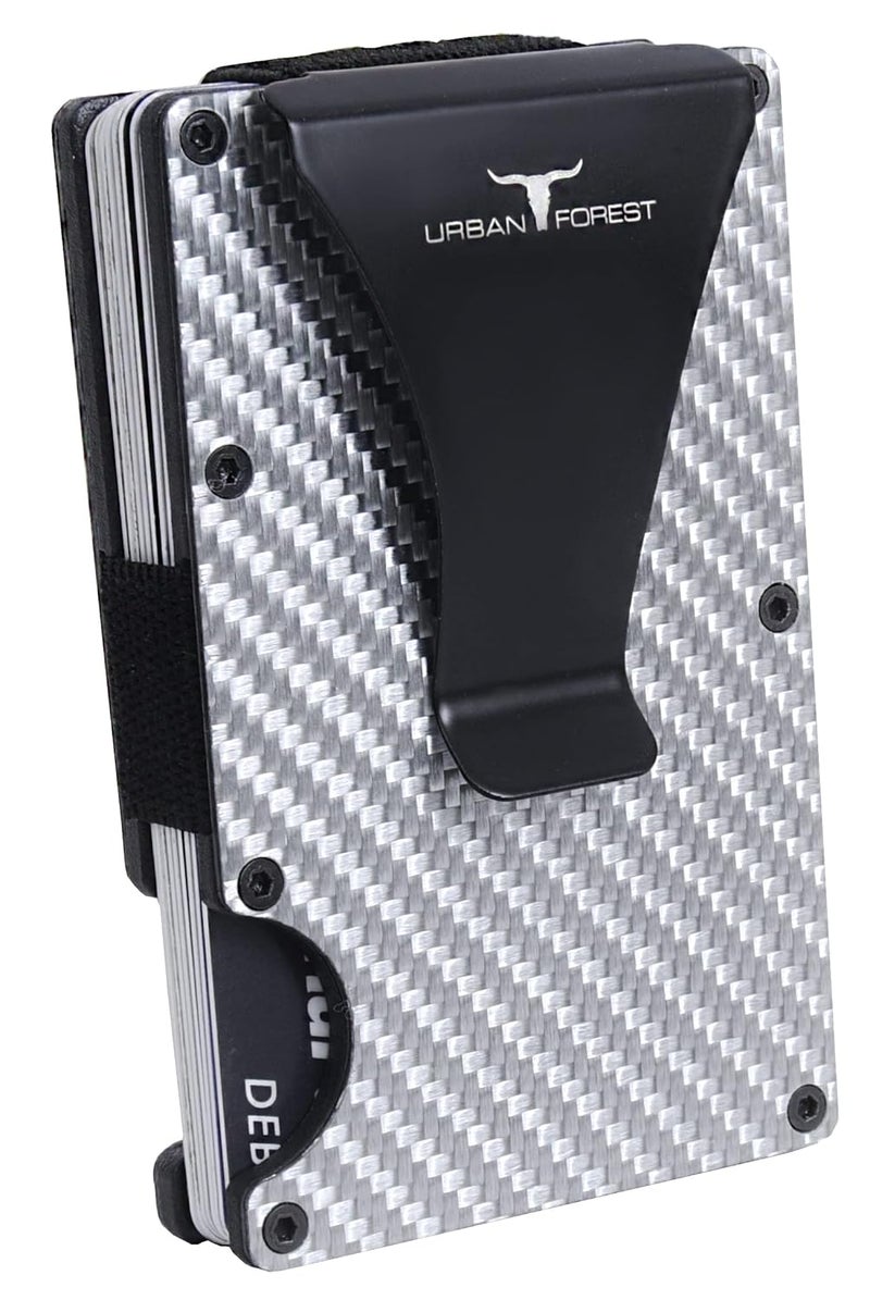 URBANFOREST Asher Silver Metal Card Holder for Men & Women - Image 5