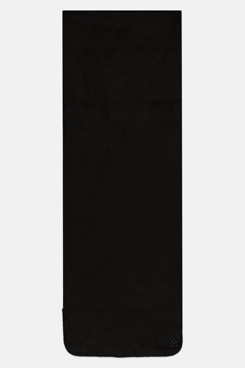 ELLE Women Iconic Button Logo Scarves 150 x 26 cm, Black  - Image 2