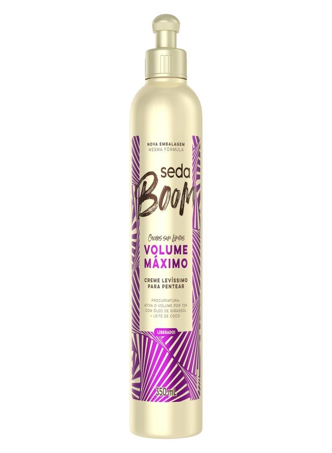 Seda - Linha Boom - Creme para Pentear Volume Maximo 350 Ml - (Boom Collection - Maximum Volume Combing Cream 11.83 Fl Oz) - Image 1