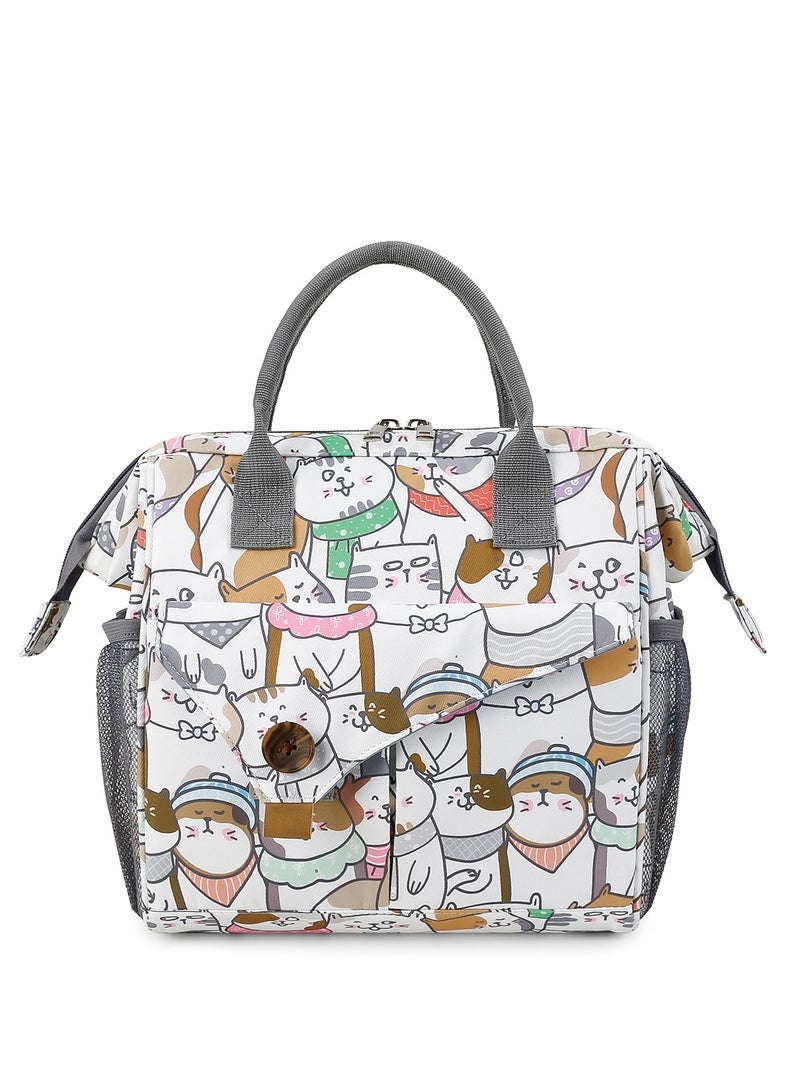 Portable Waterproof Mommy Handbag Durable Anti Dirty Handheld Baby Care Tote Bag for Outdoor Daily Outings - Image 1
