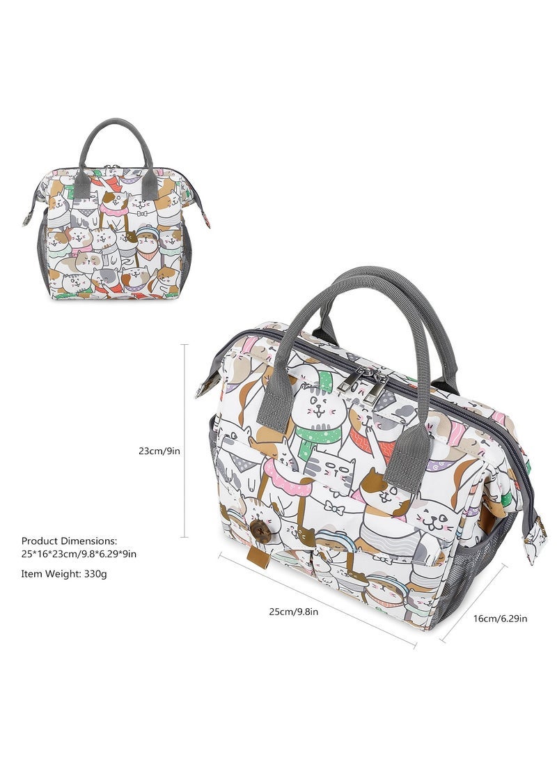 Portable Waterproof Mommy Handbag Durable Anti Dirty Handheld Baby Care Tote Bag for Outdoor Daily Outings - Image 3