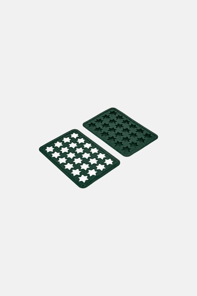 Tchibo Cinnamon Star Baking Mat, Green - Image 2