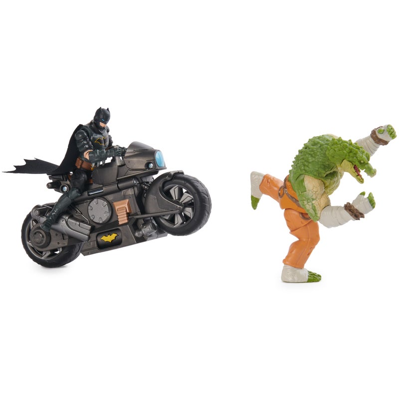 DC Comics, Batman Transforming Batcycle Battle Pack with Exclusive 4-inch Killer Croc and Batman Action Figure, Kids Toys for Boys and Girls Ages 4+ - Image 5