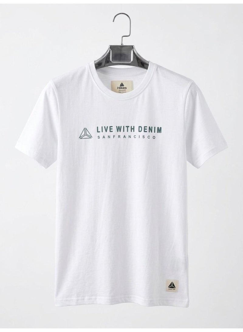 Hikes Men’s Graphic Crew Neck T-Shirt  100% Cotton  Casual Short Sleeve Tee  Breathable & Comfortable  Everyday Wear - Image 5