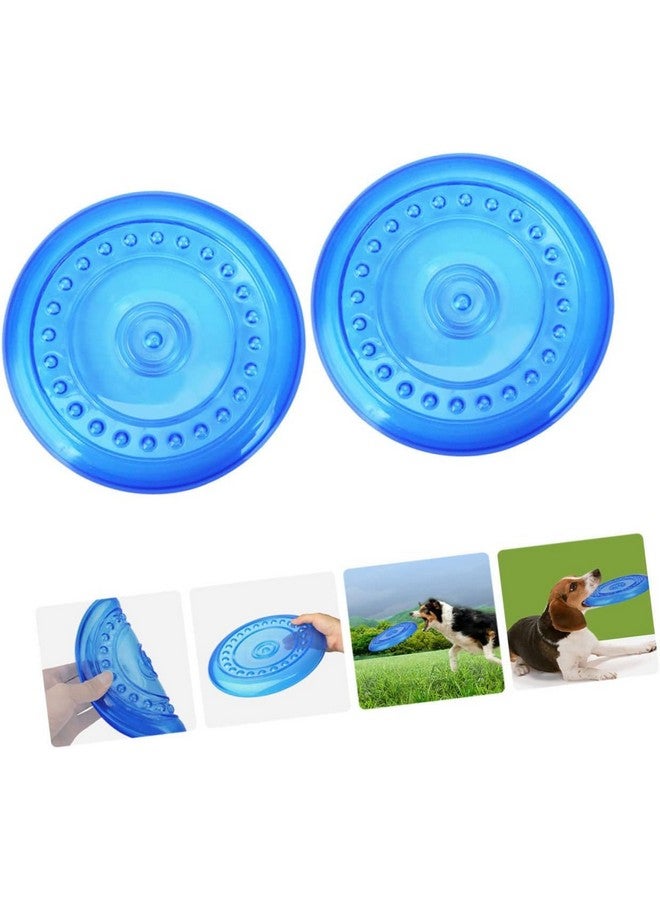 قرص فريسبي برتقالي للكلاب والجراء/لعبة الكلاب الطائرة/الطبق الطائر/ألعاب الحيوانات الأليفة - اللون حسب المتوفر - Image 5