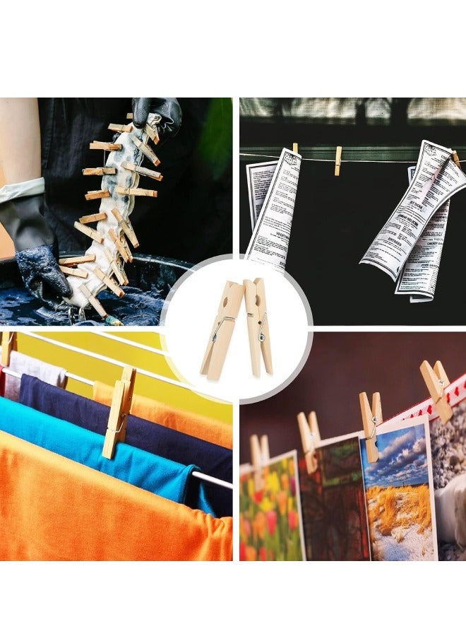 10-piece wooden clothes pegs - Image 2