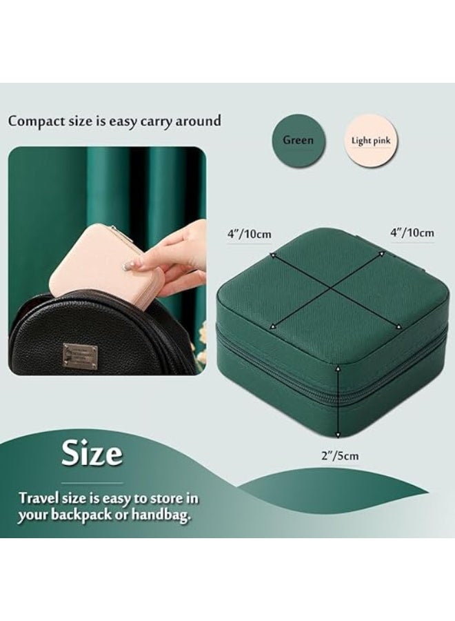 Lazer Jewelry Organizer Green Mini Storage Box for Women - Image 4