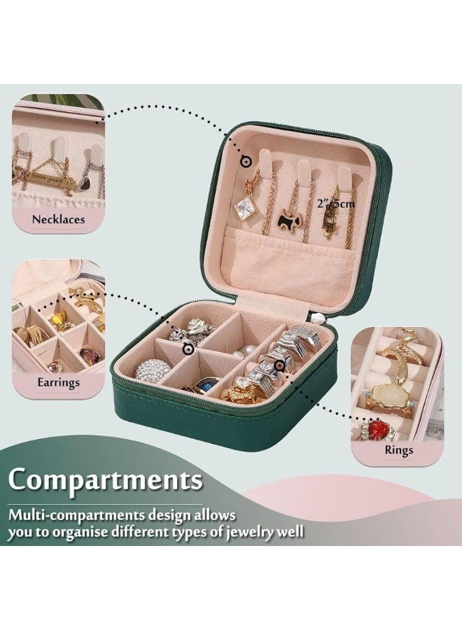 Lazer Jewelry Organizer Green Mini Storage Box for Women - Image 3