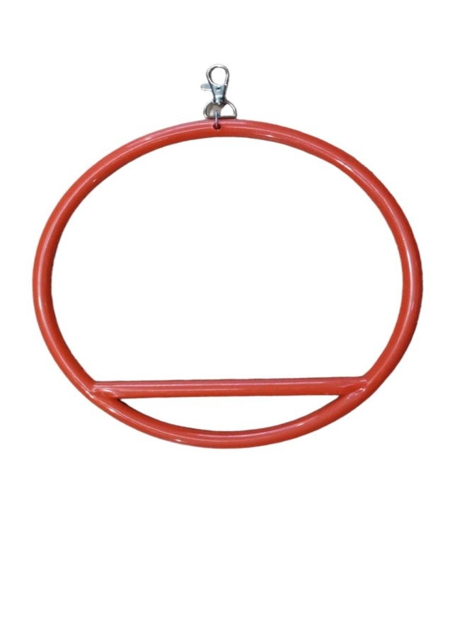 Birds Hanging Ring Birds Toys Parrot Toy cage Toy Big Birds Hanging Ring for Birds and Parrot(red Color)