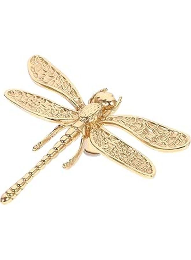 Brass Dragonfly Cabinet Handle Drawer Pull for Kitchen Bathroom Wardrobe Cupboard Door - Image 1