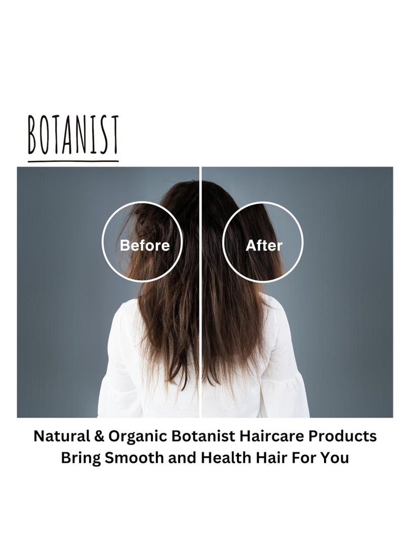 botanist - Botanist Japanese Organic & Natural Hair Oil for Tamed Glossy Hair, Nourishing Hair Care Oil with Pump, Botanical Hair Oil Serum with Essential to Moist the Hair, Apricot & Rose 80 mL/2.7 fl Oz - Image 1