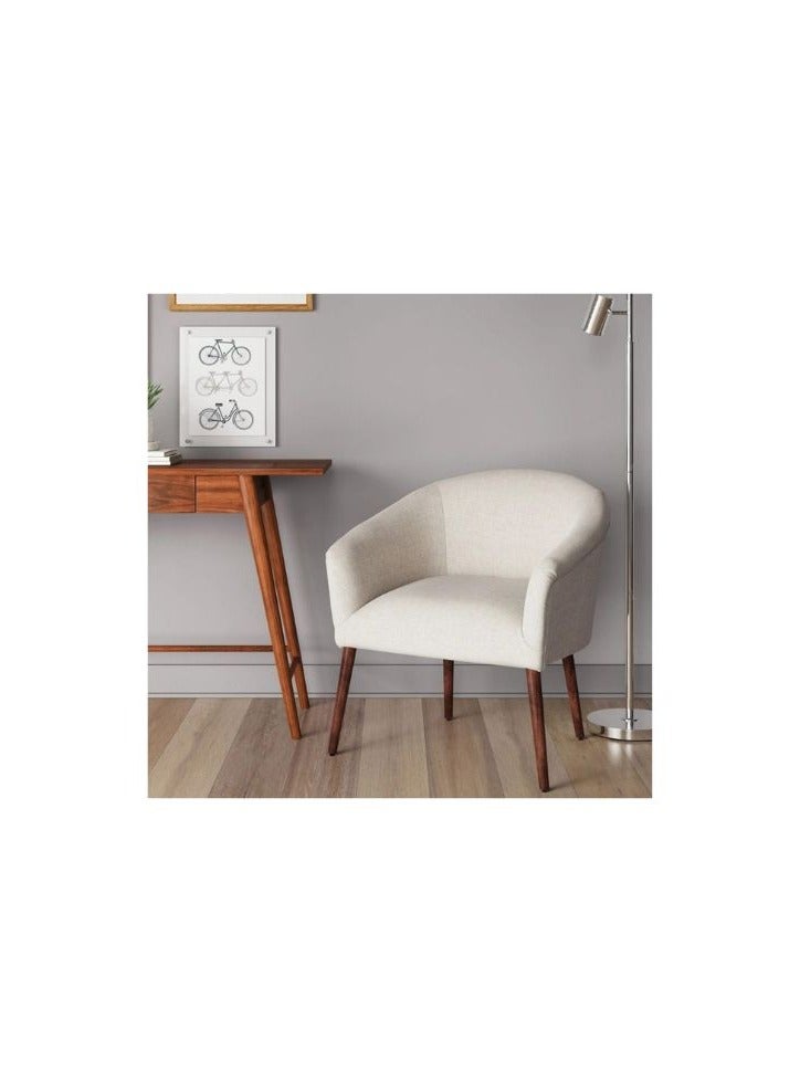 Woplek Beige Modern Chair - Image 1