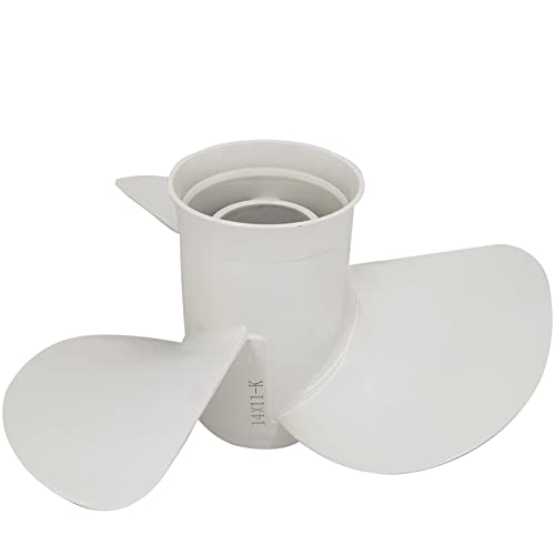 DLNIG 14×11-K Boat Propeller for Yamaha - for Yamaha Outboard Engines 60HP 70HP 75HP 80HP 85HP 90HP 115HP 130HP Replace 6E5-45954-00-00 6E5-45954-00-EL,15 Spline Tooth - Aluminum Outboard Propeller - Image 5