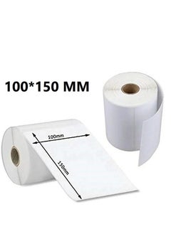 TA POS Thermal barcode paper, shipping label stickers, roll of 500 stickers, size 100*150  - Image 2