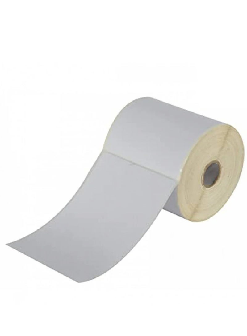 TA POS Thermal barcode paper, shipping label stickers, roll of 500 stickers, size 100*150  - Image 1