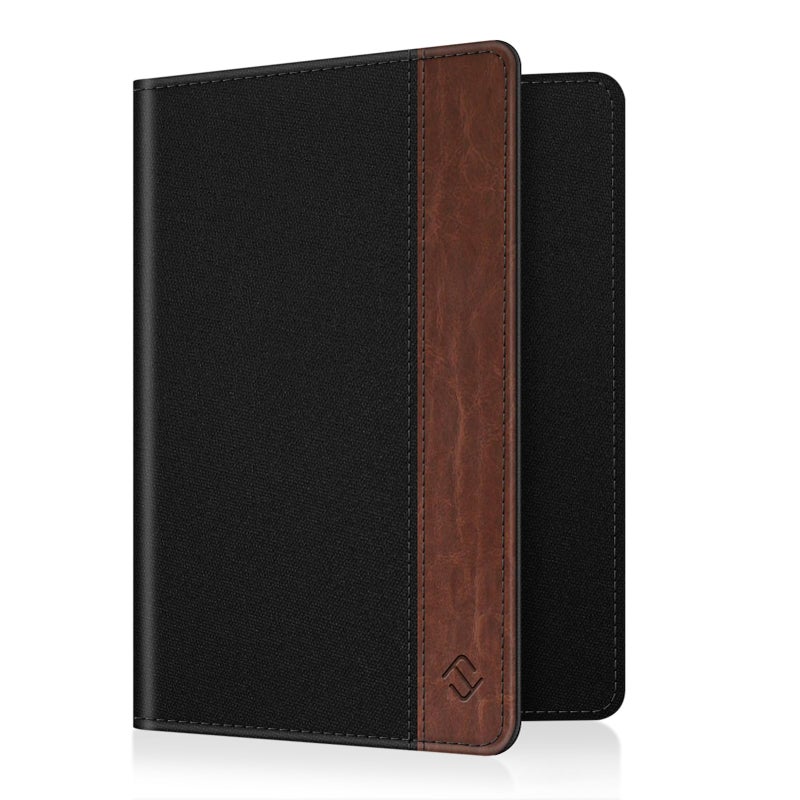 Fintie Fintie Passport Holder, Slim Travel Wallet RFID Blocking Card Case Cover Passport Cover Protector Travel Essentials with Credit Card Slots for Women/Men, Denim Black  - Image 1