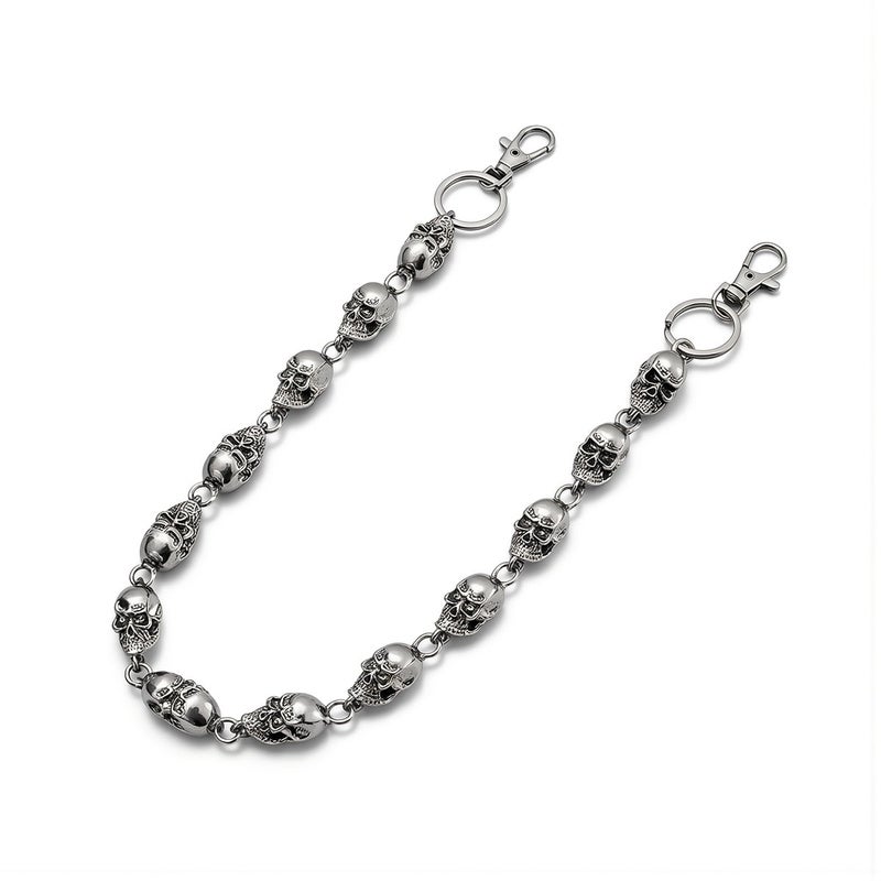 Ultra Lightweight Portable Skull Pant Chain Pocket Size Travel Festival Waist Accessory - Image 5