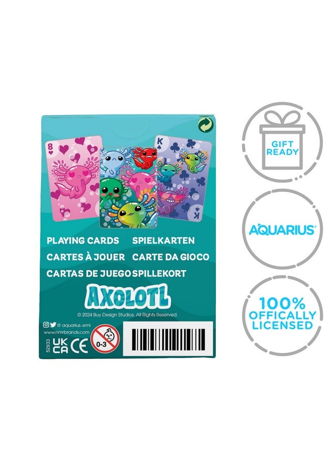 AQUARIUS Axolotl Playing Cards - Axolotl Themed Deck of Cards for Your Favorite Card Games - Officially Licensed Axolotl Merchandise & Collectibles - Image 3
