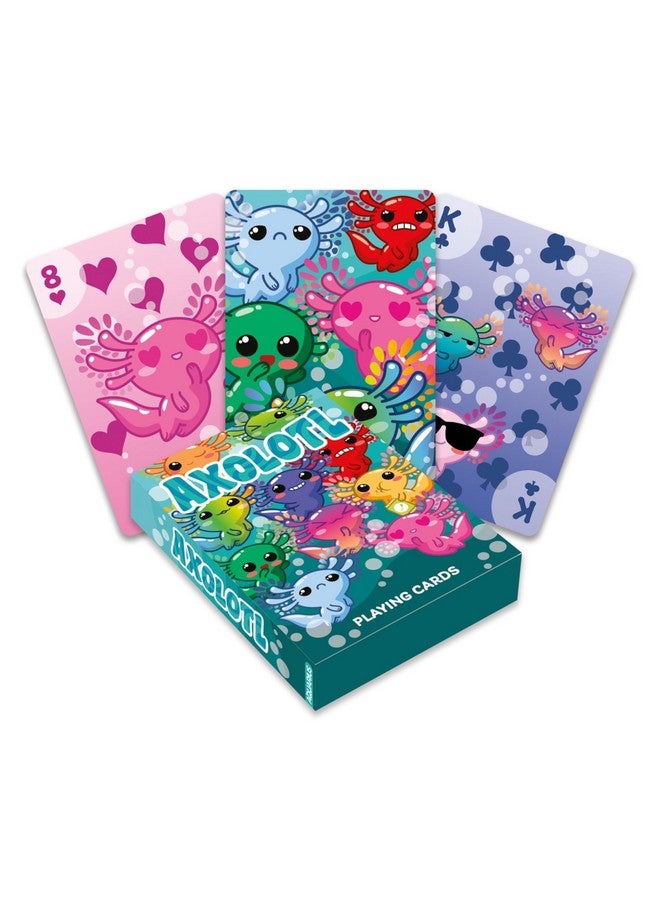 AQUARIUS Axolotl Playing Cards - Axolotl Themed Deck of Cards for Your Favorite Card Games - Officially Licensed Axolotl Merchandise & Collectibles - Image 1