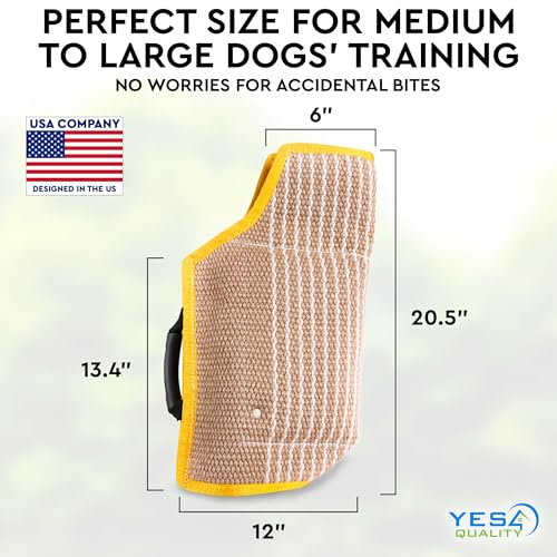YES4QUALITY Dog Bite Sleeve, Durable Training Equipment for Medium - Large Dogs Like German Shepherds & Pitbulls, Safe & Strong Arm Padded Biting Sleeve for Canine Police & Personal Trainers - Image 3