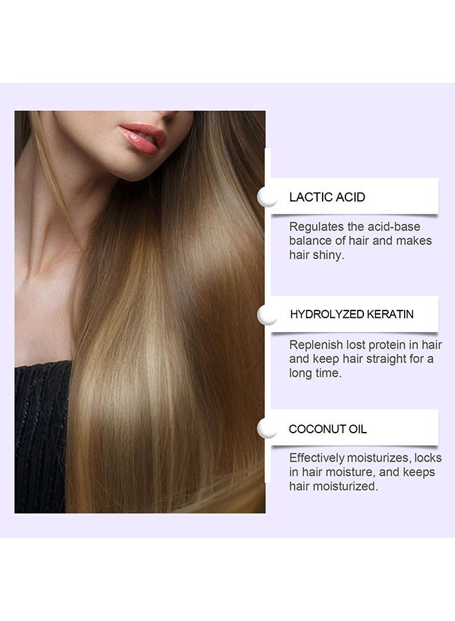 HOEGOA Lumino Liss Protein Correction Hair Cream,Keratin Sin Formol Para Alisar El Pelo, Hair Straightening Cream, Restores Hair Natural Silkiness, Frizz-Free for All Hair Types,250g - Image 3