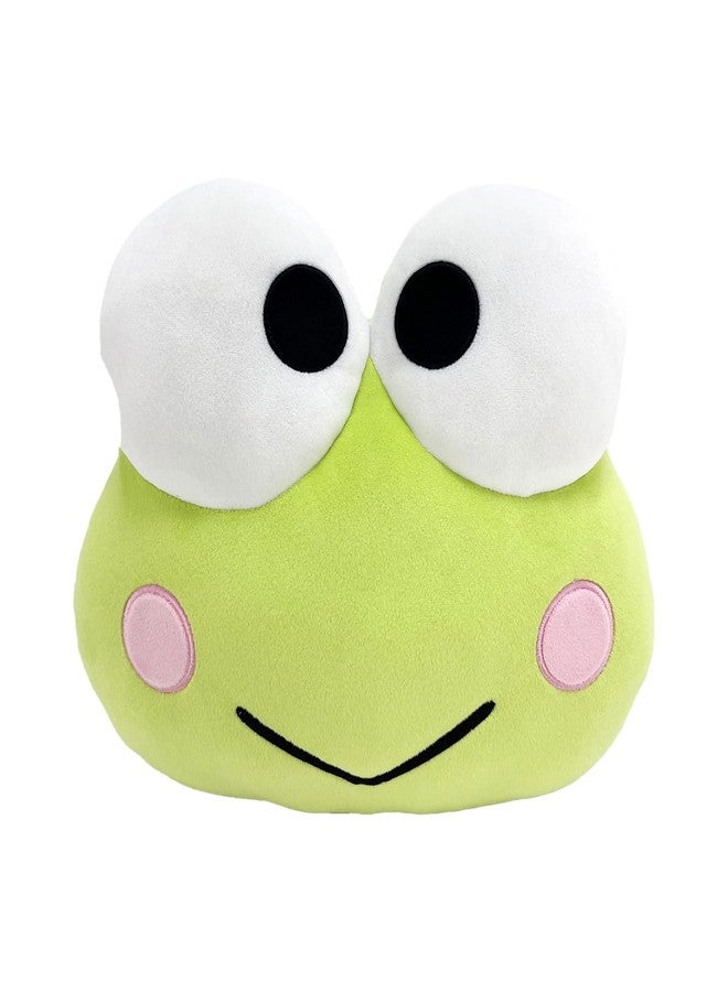 NORTHWEST Keroppi Hello Keroppi Cloud Pillow 12" - Plush Kids Stuffed Toy, Cartoon Character, Bedroom Decor, Gift for Girls & Boys - Image 1