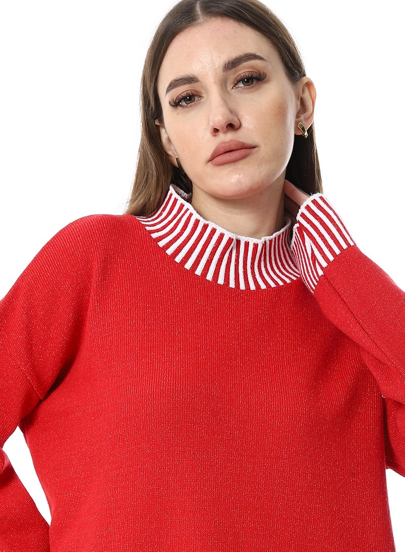 Caesar Women Wool Long Pullover With High Neck  - Image 3