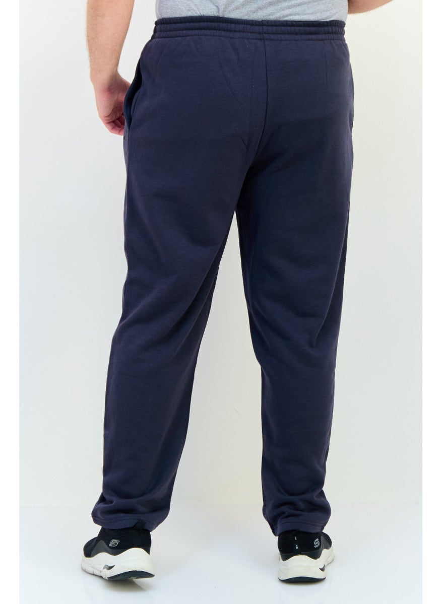 Core Elements Men Brand Logo Sweatpants, Dark Grey  - Image 3