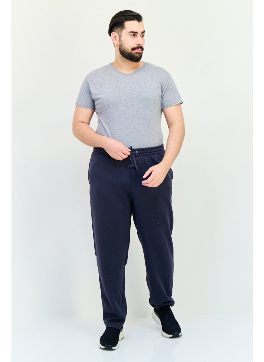 Core Elements Men Brand Logo Sweatpants, Dark Grey  - Image 4