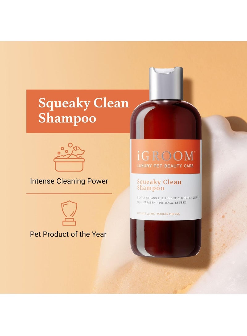 أي جروم شامبو الكلاب Squeaky Clean للعناية الفاخرة بالحيوانات الأليفة قوة تنظيف مكثفة مستخلصات البابونج يهدئ البشرة صنع في الولايات المتحدة الأمريكية 473 مل - Image 5
