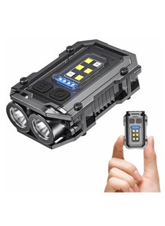 Mini Keychain EDC Flashlight Rechargeable, 1000 High Lumens Super Bright Flash Lights Small Portable Tactical Pocket Torch with Magnet and Clip, 8 Modes, USB C Ip x 65 Waterproof - pzsku/Z0F75961F9276ADB00BA0Z/45/_/1736574274/26a0307b-b81c-4e06-8b3e-9d671b5d7bc7