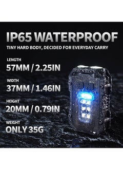 Mini Keychain EDC Flashlight Rechargeable, 1000 High Lumens Super Bright Flash Lights Small Portable Tactical Pocket Torch with Magnet and Clip, 8 Modes, USB C Ip x 65 Waterproof - pzsku/Z0F75961F9276ADB00BA0Z/45/_/1736574354/90117856-0c65-414e-926f-aecbc2d2e3e1